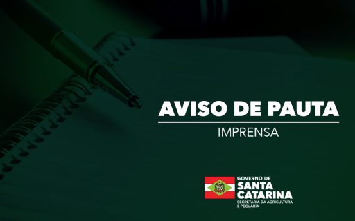 AVISO DE PAUTA: Governo do Estado entrega nesta quinta-feira equipamentos agrícolas para região de Campos Novos