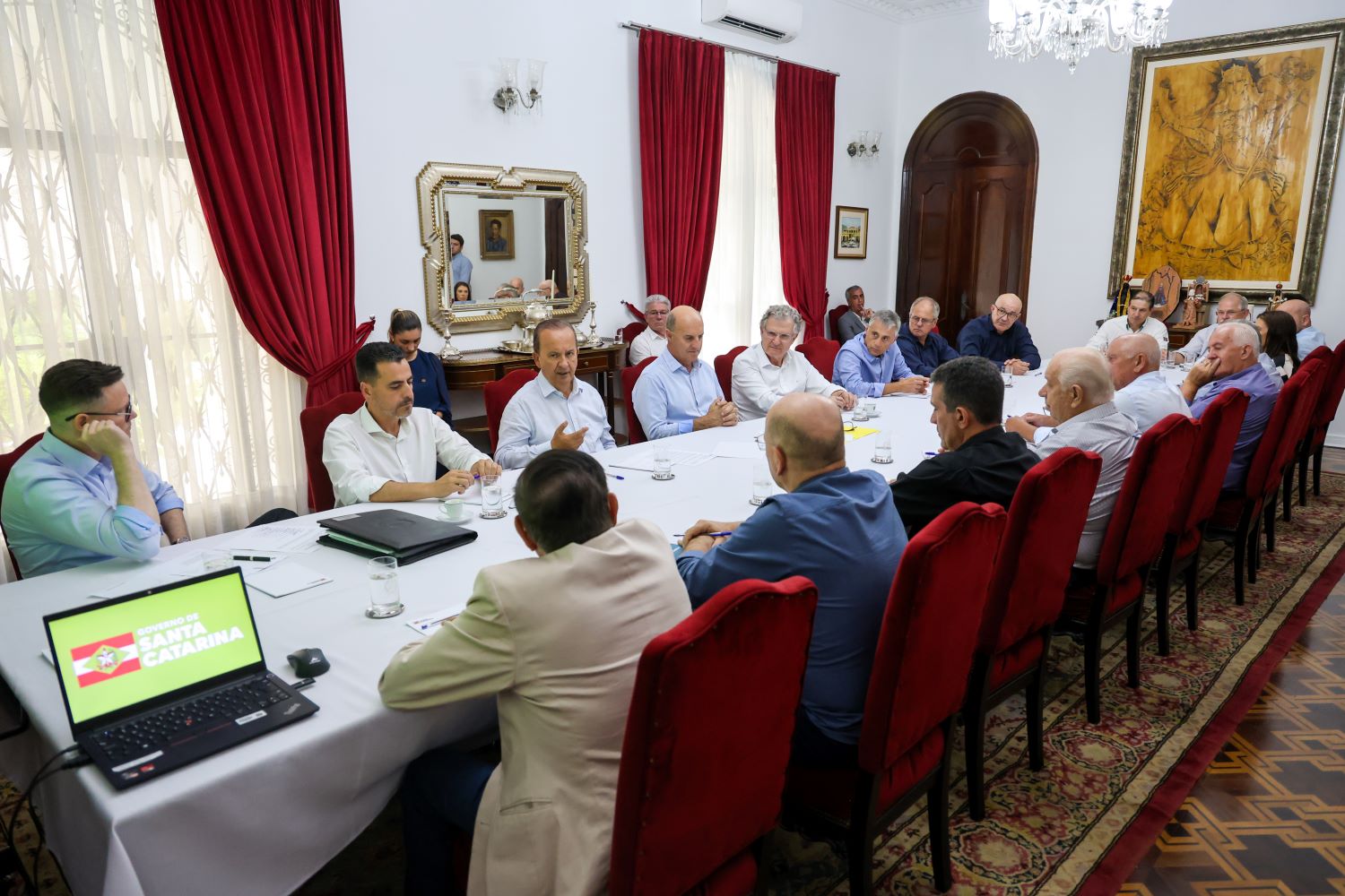 Governador recebe representantes do setor produtivo do arroz para tratar sobre os desafios desta safra