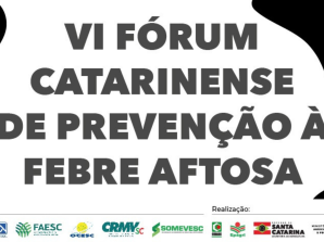 AVISO DE PAUTA: Secretaria da Agricultura promove Fórum Catarinense de Prevenção à Febre Aftosa